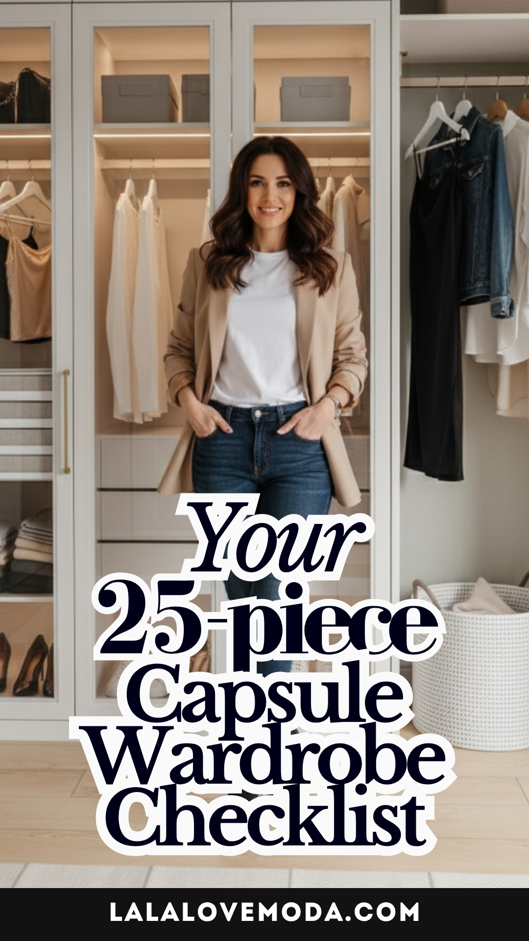 25-piece capsule wardrobe checklist