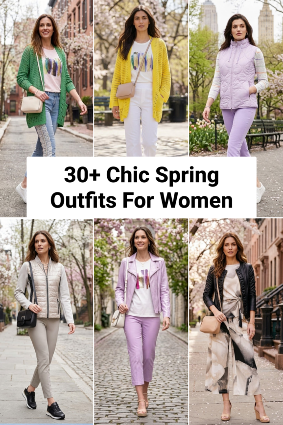 30+ Chic Spring Outfits for Women (Effortless Spring Outfit Ideas 2026)